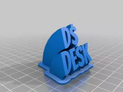D$ Desk nameplate
