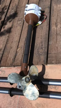Electric outboard for kayak - DIY - Motor fueraborda para kayac DIY 