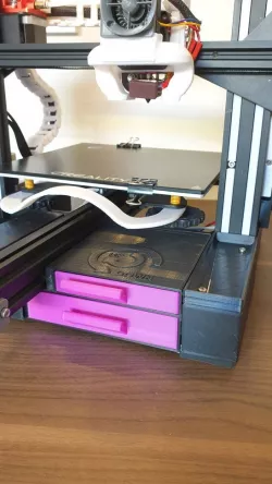Ender 3 - Dual Drawers with Levelling Instruction