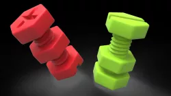 Fidget Toy - Captive Nut