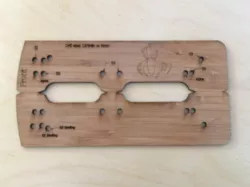 Freebord mounting hole template
