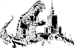 Godzilla stencil 2