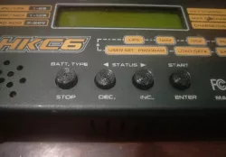 Hobbyking HKC6 battery charger button
