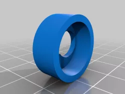 Keyhole frame insert, smooth sides