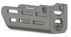 KWA tavor mlok grip with flashlight mount m300v