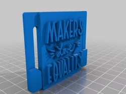 Laura Kampf's Makers Love Equality patch Molle