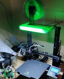 Lightstrip holder for Creality Ender 3 Pro