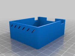 LM2596 + 1CH Relay Case with Extrusion Rail