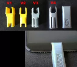 Loose microUSB Cable Clip/Holder - 0.05$ Fix!