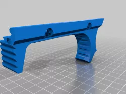 Low Profile Picatinny Handstop/Curved Foregrip