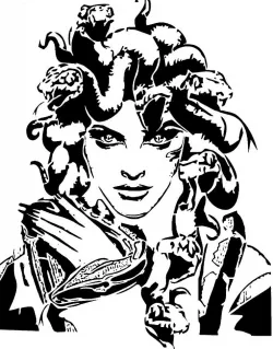 Medusa stencil