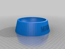 My Customized Fully Parametric Dog / Cat Food Bowl
