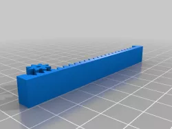 My Customized OpenScad Rack & Pinion generator