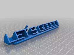 My Customized Sweeping Name Plate remix