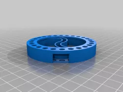 My Customized Yin Yang cable spool with detachable lid