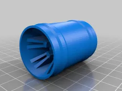 Open RC F1 Rear Rim for Herringbone Differential 