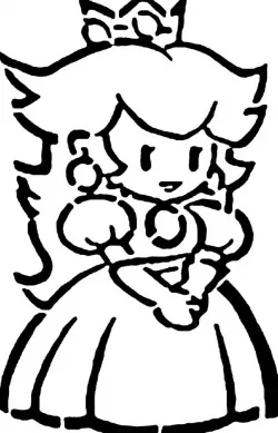 Paper Peach stencil