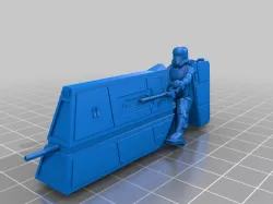 Patrol Speeder Bike (star wars legion scale)