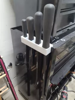 Pry Bar Hanger for toolbox