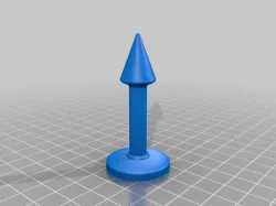 resin printed camel nose plug