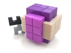 Save the Gorilla - Interlocking puzzle by Alfons Eyckmans