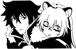 Shield Hero stencil 2