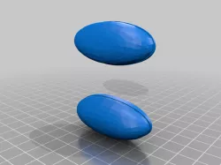 Shine Sprite from Super Mario Sunshine - Eyes and body separated for multicolor printing