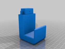 Simple Human Shower Caddy wall adapter