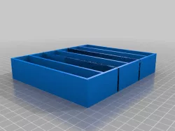 Six compartment dice box