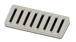 Sliding / Fader Potentiometer Enclosure / Deej 8 Slider Version