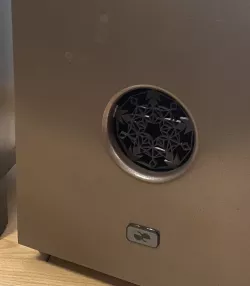 Speaker port hole grill