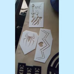 Spiderman Stencil
