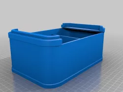 Tea box with divider
