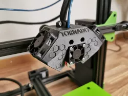 Tevo Tornado E3D V6 Hotend Carriage Upgrade