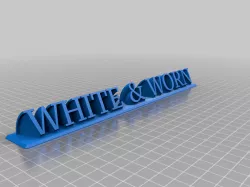 WHITE N WORN