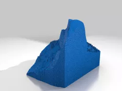 Yosemite, Half Dome, 3d Topographic Map