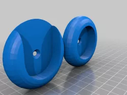 1.5 inch closet rod support