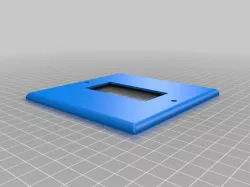 2-gang centered GFCI cover