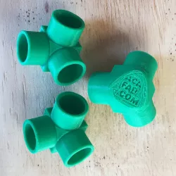 3 way pvc pipe joint. 1/2 inch.