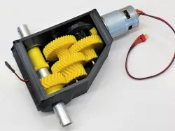 3D printable high torque servo/gearbox version 2