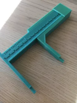 3D Printed Metric Vernier Caliper Measuring Tool