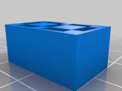 7-Segment template für 2mm x 5mm LEDs