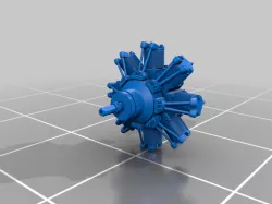 8 Cylinder Radial Engine