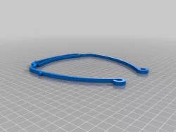 A Basic Visor Frame (Remixed for Prusa Mini)
