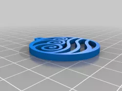 Avatar Water Symbol Earings