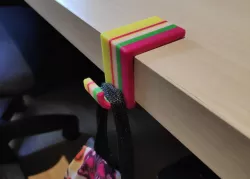 Bag Hook for Ikea's Linnmon table
