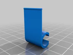 Cable clip for baseboard