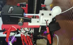 caja sensor filamento + guía con BMG para Anet ET4