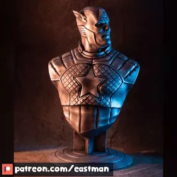 Captain America bust (fan art)