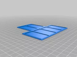Cavalry Base 25x50 Rectangle Slot 